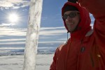 Gleaming ice core