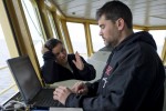 Filipa and Dr. Kohut at Glider Base